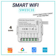 4 Gang Wifi Smart Switch Module (5A)