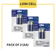 Pack of 3 AA Rechargeable Cells