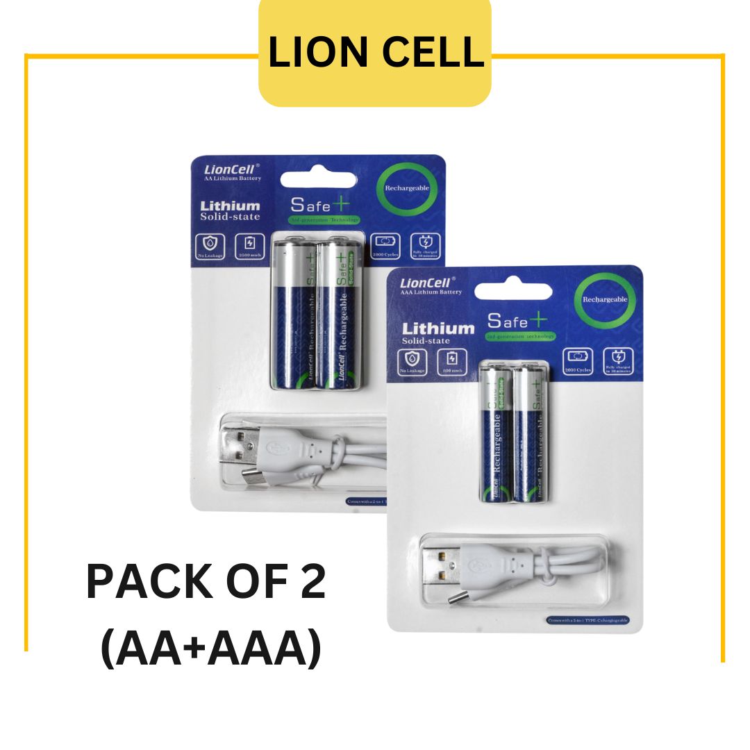1 AA + 1 AAA Cells Pack