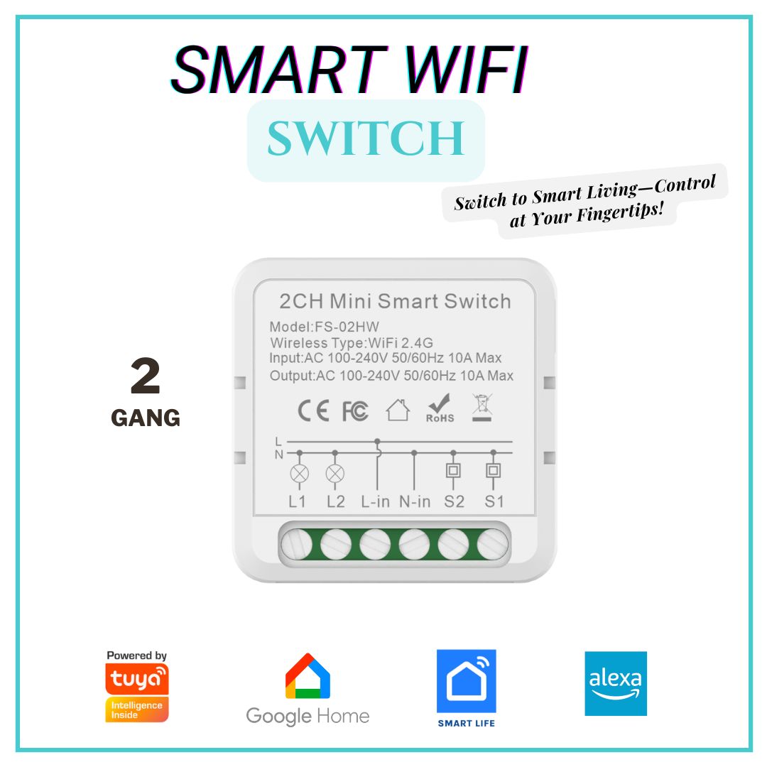 4 Gang Wifi Smart Switch Module (5A)