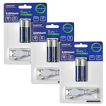 Pack of 3 AAA Rechargeable Cells