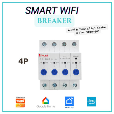 4 Channel Smart Wifi Circuit Breaker (63A)
