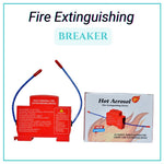 Din rai Fire Extinguishing Breaker for Distribution Box