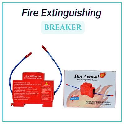 Din rai Fire Extinguishing Breaker for Distribution Box