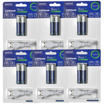 Pack of 6 AAA Rechargeable Cells