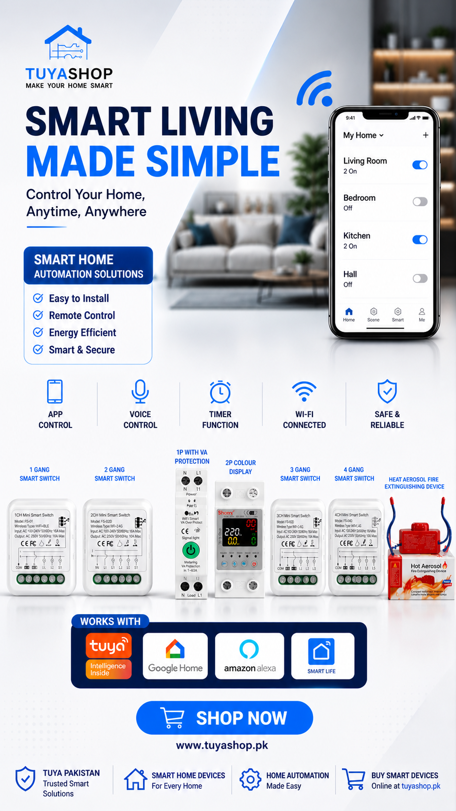 Tuya Smart Pakistan | Buy Tuya Smart Home Devices