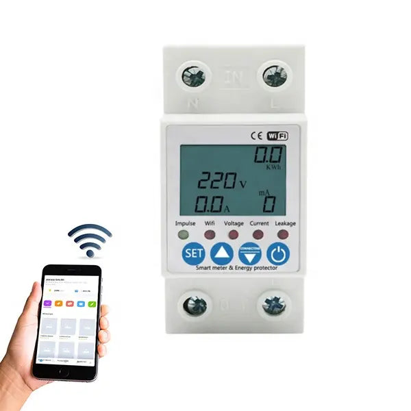 Voltage Protector Breaker (63A + No-Color Display)