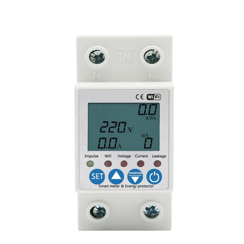 Voltage Protector Breaker (63A + No-Color Display)