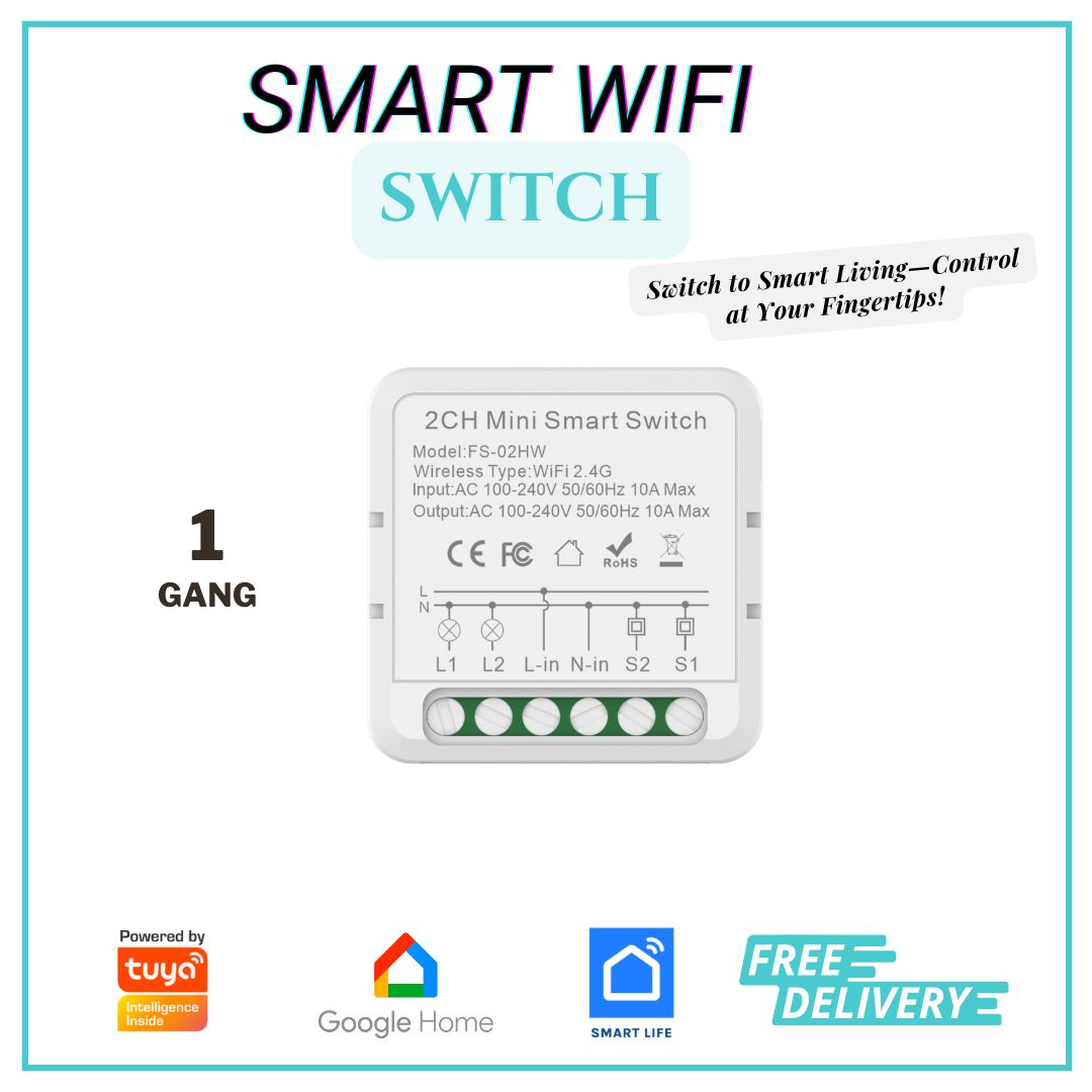 4 Gang Wifi Smart Switch Module (5A)